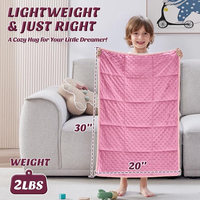 anfie Weighted Blanket Kids Weighted Blanket Cooling Blanket - Image 3