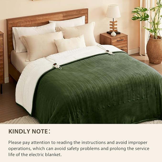 Homemate Electric Heated Blanket King - Image 8