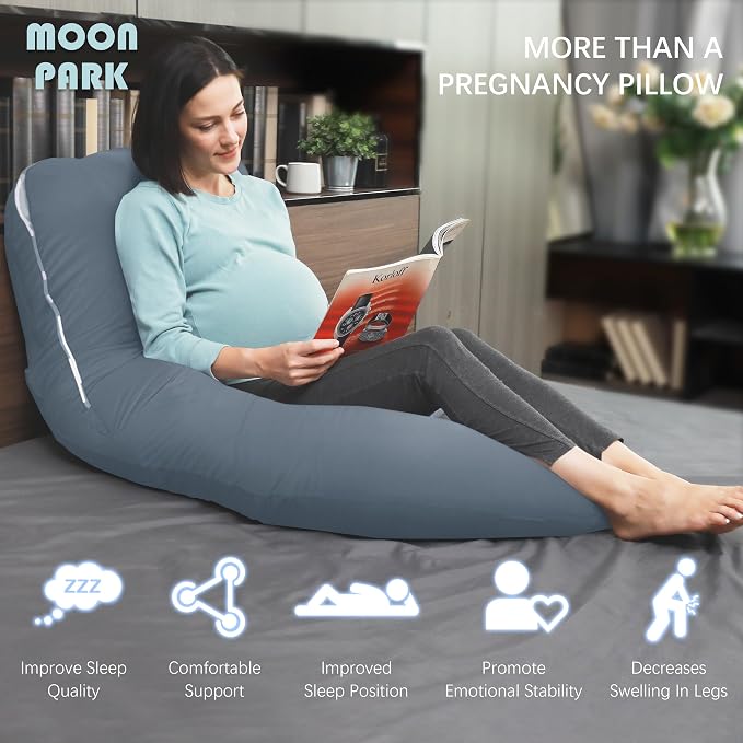 MOON PARK Pregnancy Pillows for Sleeping - Image 4