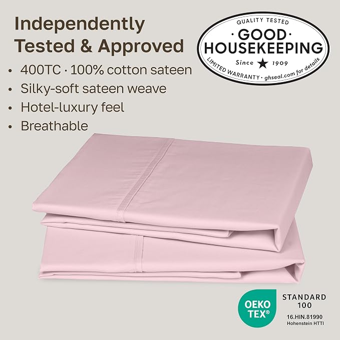 California Design Den Standard Queen Size Pillowcase Set - Image 2