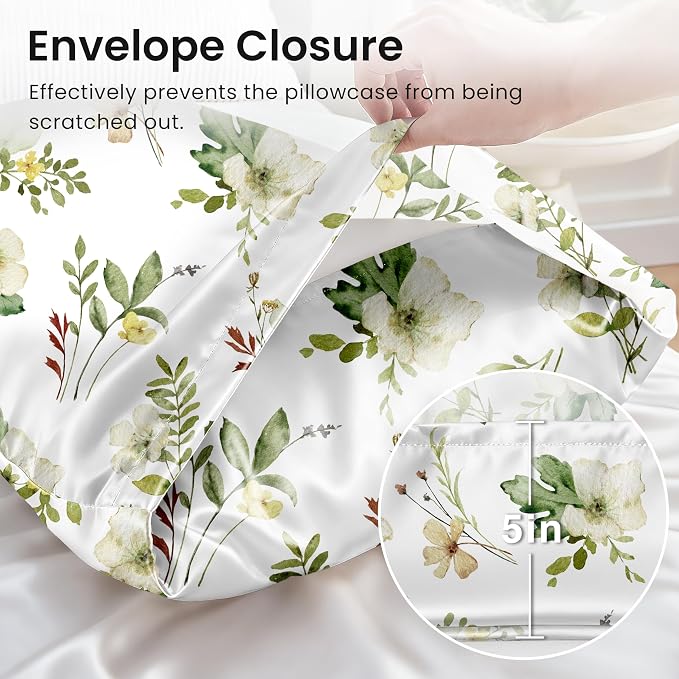 EXQ Home Satin Pillowcase for Hair and Skin Queen - Image 3