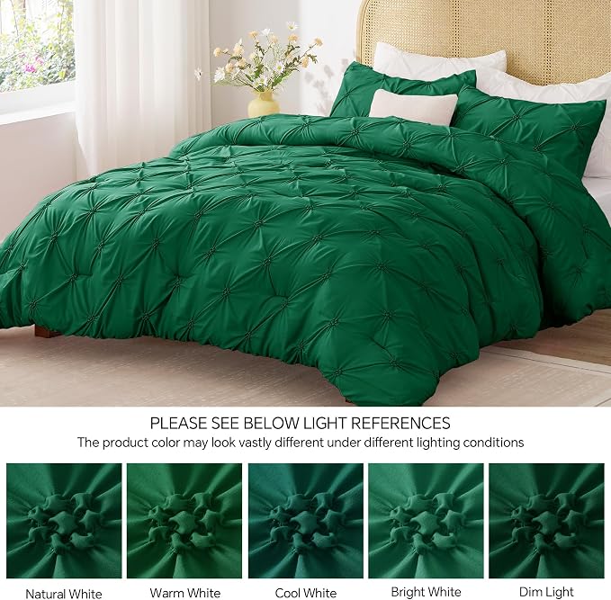 BEDELITE Forest Green Twin Comforter Set - Image 7