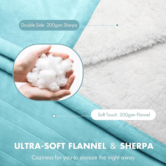 Full Size Heated Blanket 72" x 84" - Image 3