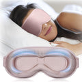 Weighted Blackout Sleep Mask for Women, 3D Contoured Zero Eye Pressure by FACEMOON