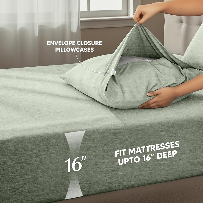 Utopia Bedding California King Size Sheet Set – 4 Piece Bed Sheets, Soft and - Image 4