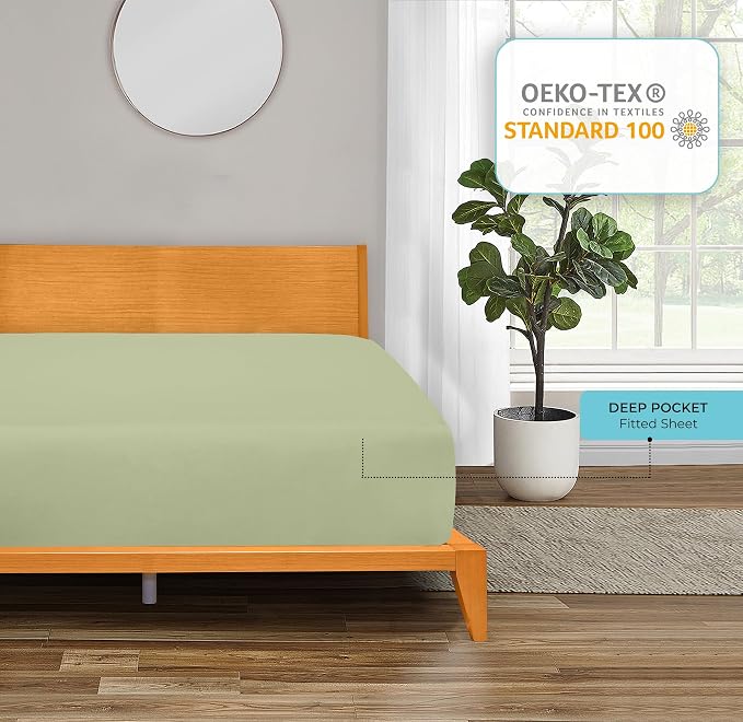 Royale Linens Fitted Sheet Twin XL - Image 7