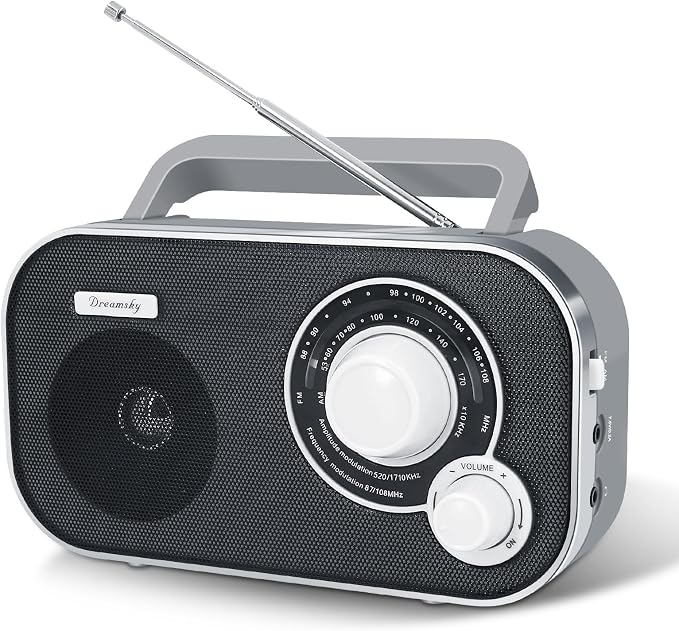 DreamSky AM FM Portable Radio Plug In Wall or Battery Operated by DreamSky