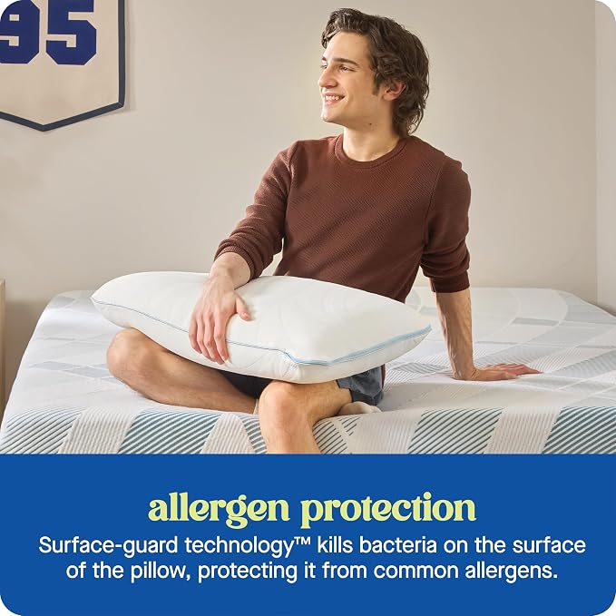 Sealy Dreamlife King Size Memory Foam Cooling Pillow - Image 5