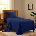 100% Egyptian Cotton Twin Bed Sheets Set by AshtonSheets