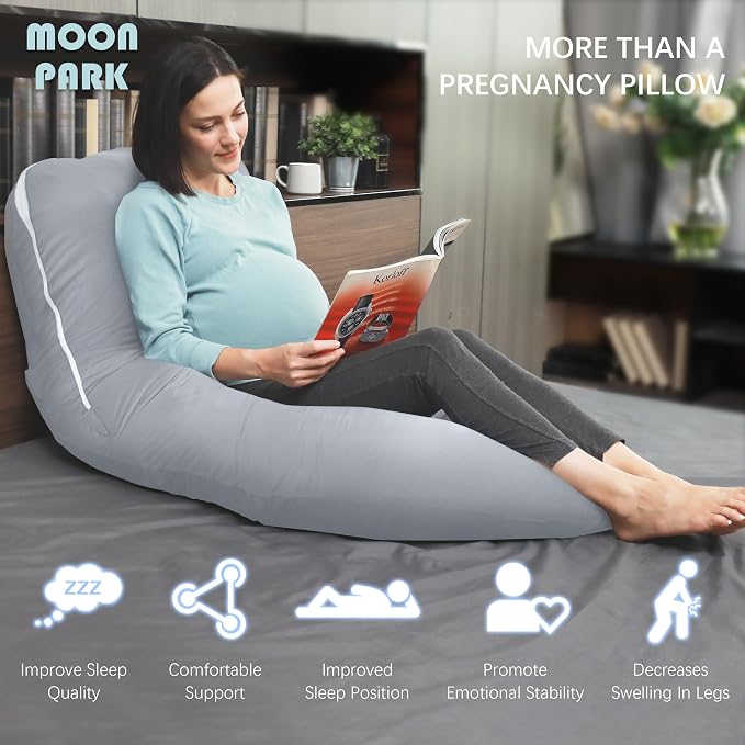 MOON PARK Pregnancy Pillows for Sleeping - Image 4