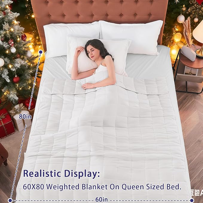 yescool Weighted Blanket for Adults Cooling Heavy Blanket for Sleeping Perfect - Image 2