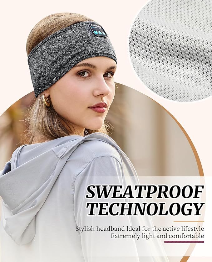 Perytong Sleep Headphones Wireless, Air Travel, Meditation - Image 2