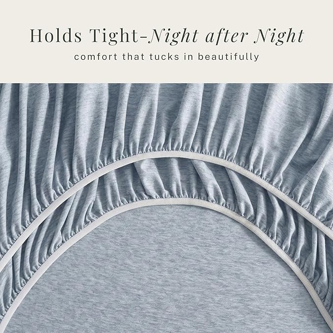 Hearth & Harbor Bed Sheets, Luxury Soft 6 Piece Bed Sheet Set Extra Deep Pocket - Image 4