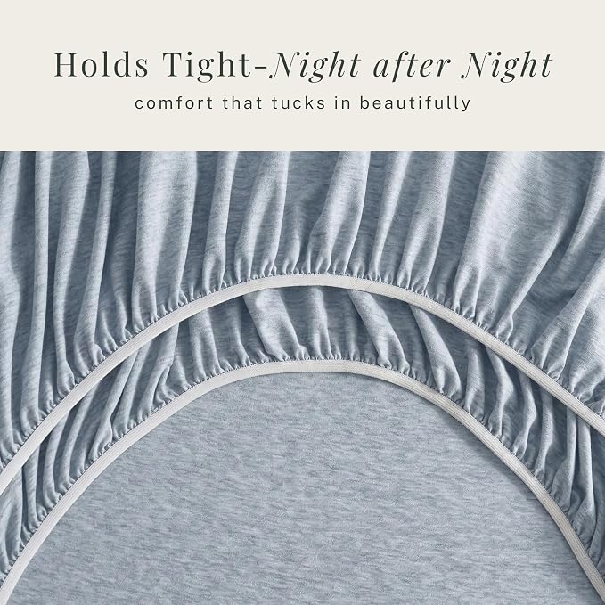 Hearth & Harbor Bed Sheets, Luxury Soft 6 Piece Bed Sheet Set Extra Deep Pocket - Image 4