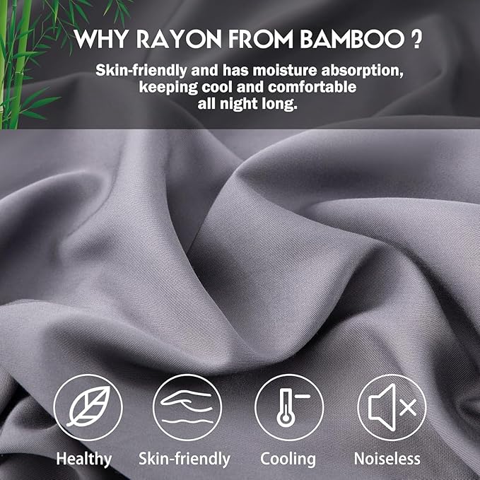 Body Pillowcase with Zipper Cooling Viscose from Bamboo Zippered Pillowcases - Image 5