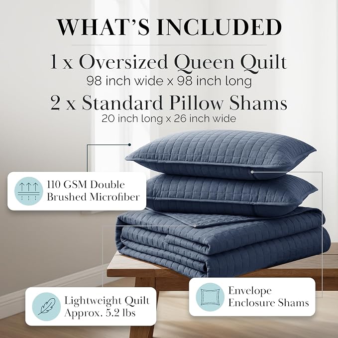 Southshore Fine Living, Inc. Summer Quilt Queen Size, Full Size Bedding Set - Image 2
