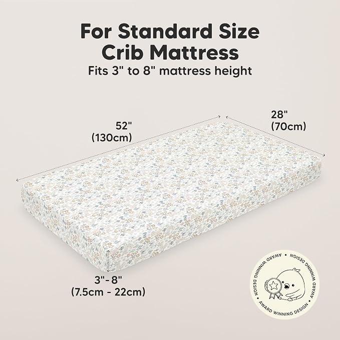 KeaBabies 2-Pack Organic Crib Sheets - Image 2