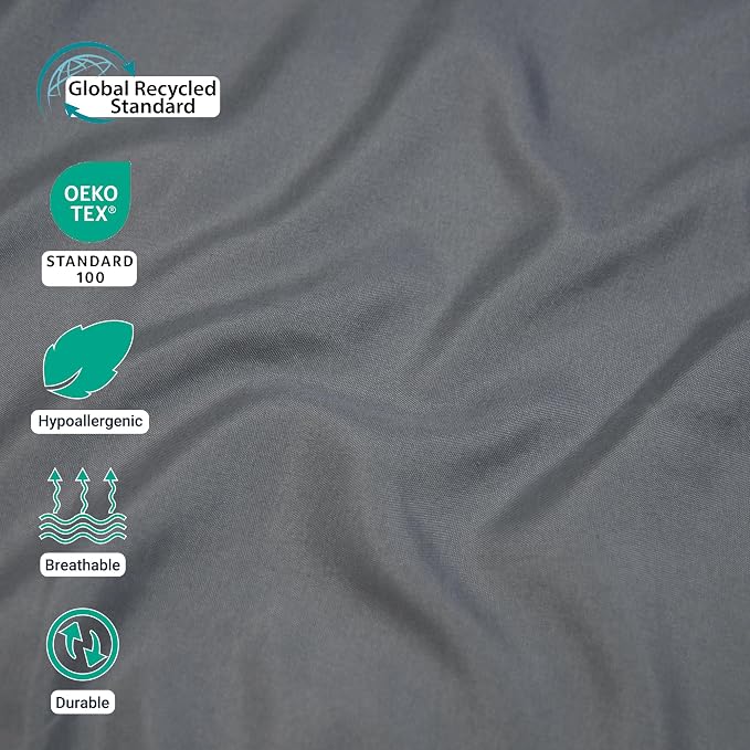 ZPECC Bulk Flat Sheets Only Full Size 6 Pack, Easy Sort Top Bed Sheet by - Image 4