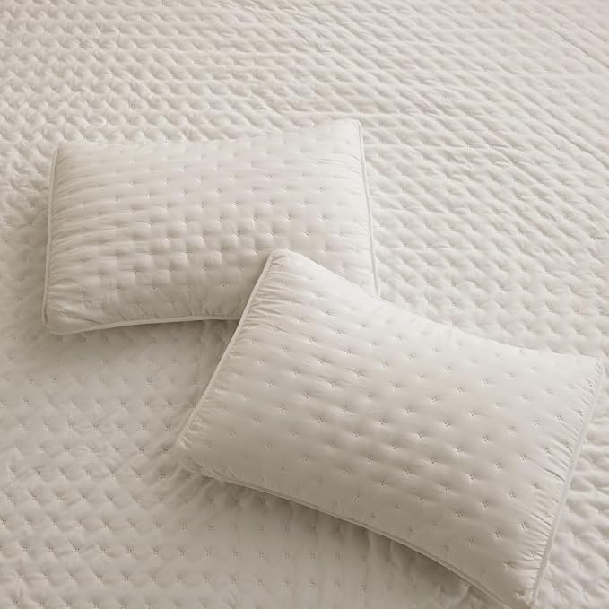 ROARINGWILD Beige King Size Quilt Bedding Set - Image 6
