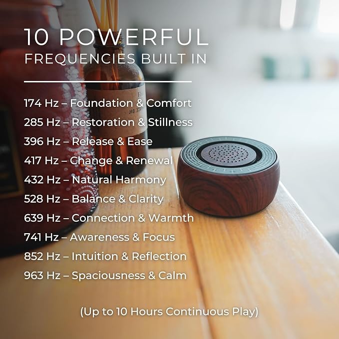 Sound Therapy Device | 10 Pure Frequencies Including Every Solfeggio Frequency - Image 4