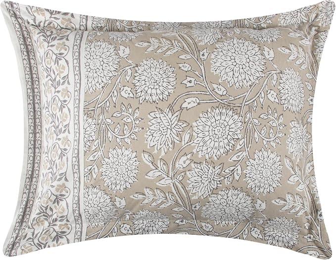 Levtex Home Adare Taupe Reversible Twin/Twin XL Comforter Set - Image 7