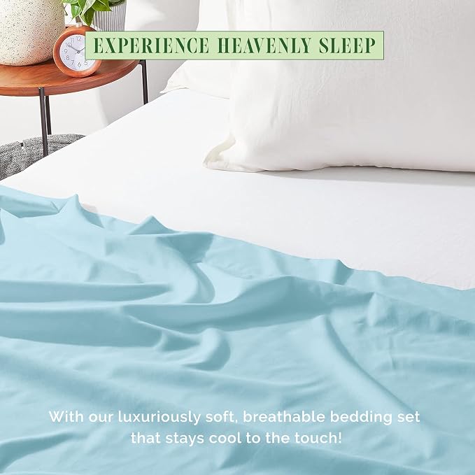 Elegant Comfort Premium Hotel Quality 1-Piece Flat Sheet, Luxury & Softest 1500 - Image 6