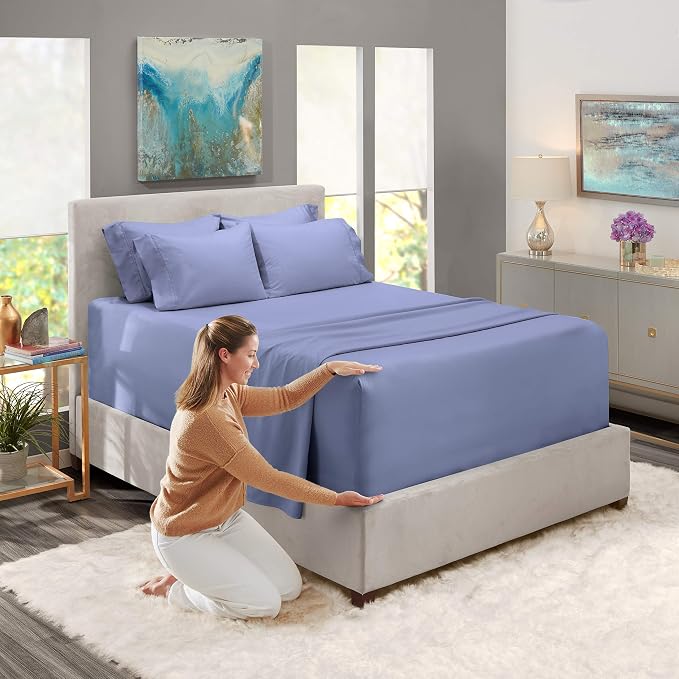 Hearth & Harbor Extra Deep Pocket Queen Sheets Sets - Image 3
