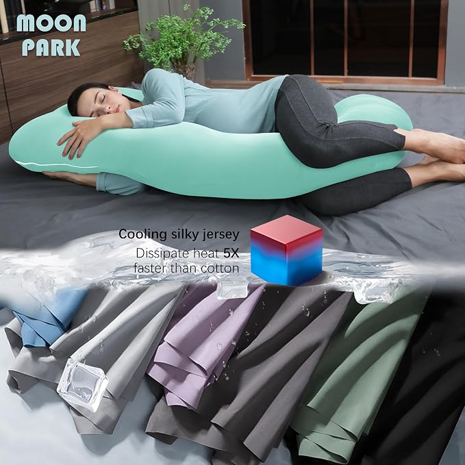 MOON PARK Pregnancy Pillows for Sleeping - Image 3