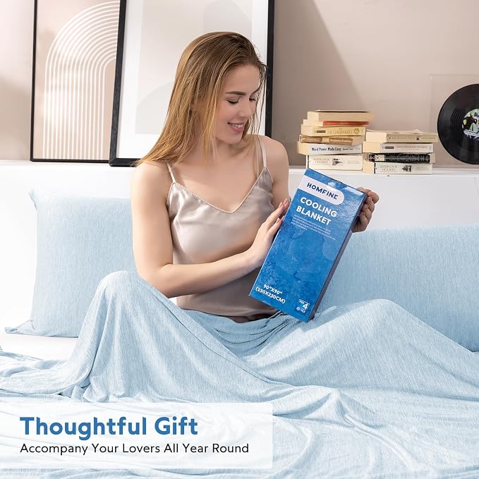 HOMFINE Cooling Blanket for Hot Sleepers - Image 7