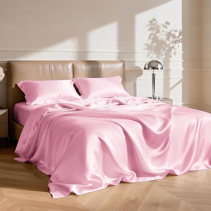 Love's cabin Twin XL Satin Sheet Sets - Image 2