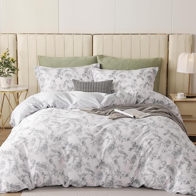 OAITE Duvet Cover Set, 100% Cotton Comforter Cover by OAITE