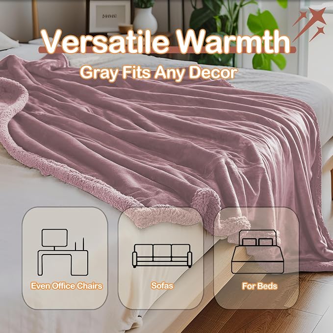 Electric Heated Blanket Throw Size 50" x 60" - Image 5