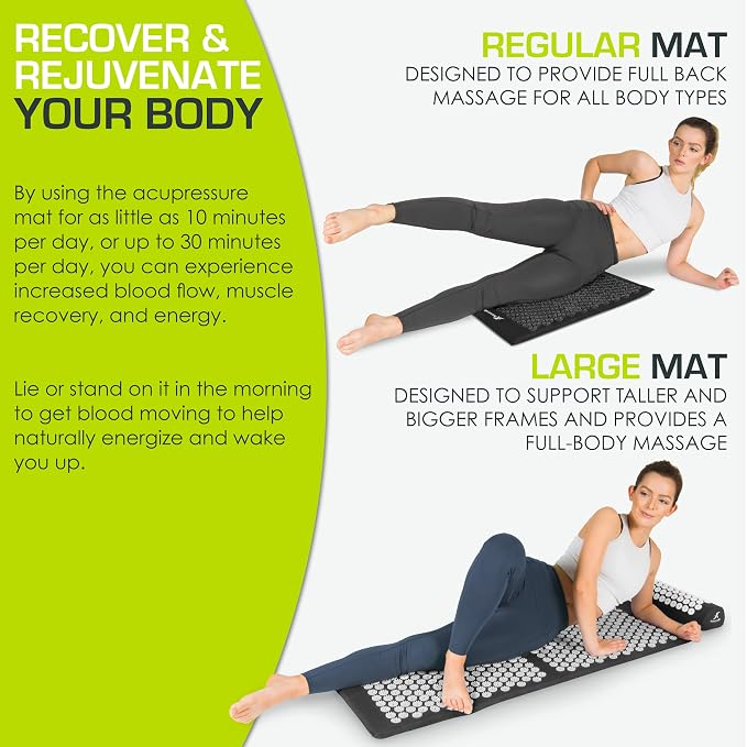 ProsourceFit Acupressure Mat and Pillow Set - Image 5