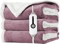 LaffyLo Heated Throw Blanket 50 x 60, Fast Heating Electric Blanket, Dual-Sided by LAFFYLO