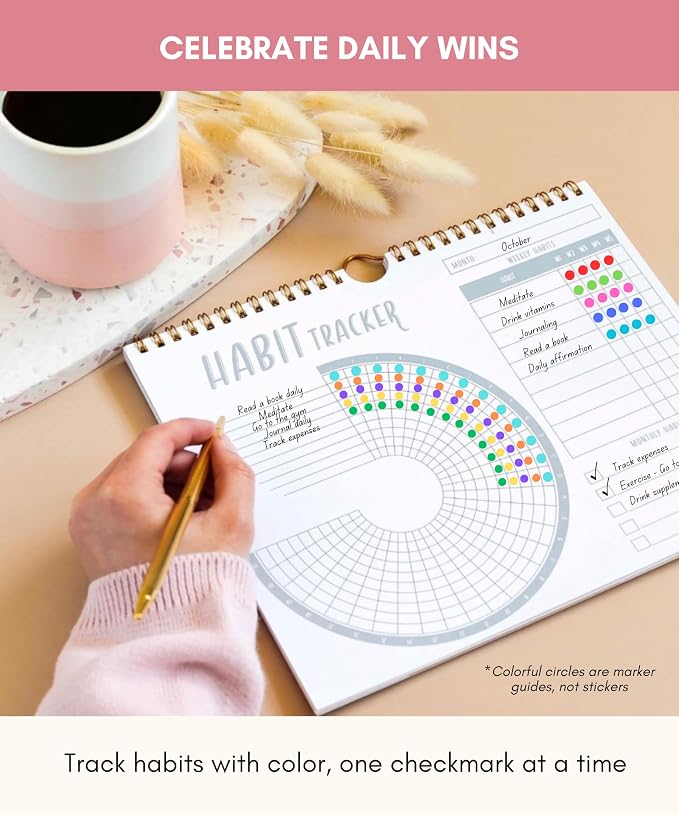 Lamare 2026 Habit Tracker Calendar – Premium Daily Habit Tracker Journal and - Image 5