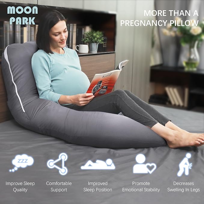 MOON PARK Pregnancy Pillows for Sleeping - Image 4
