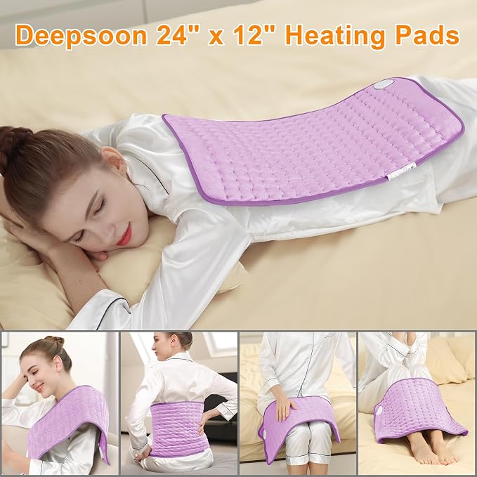 Deepsoon Heating Pad, Electric Heating Pads - Image 2