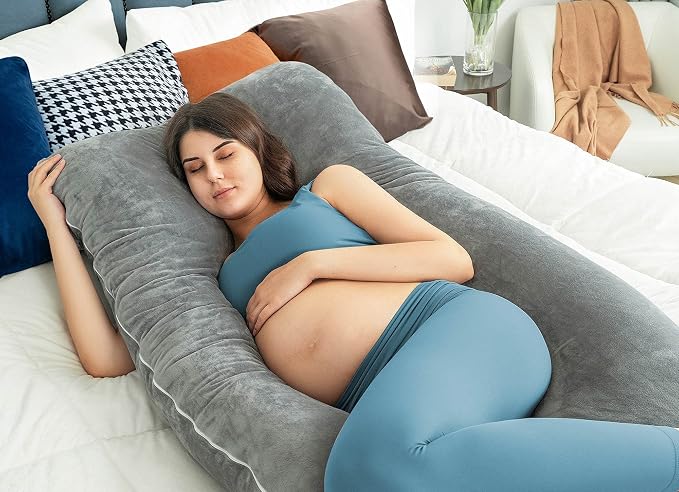 QUEEN ROSE Pregnancy Pillows, U Shaped Full Body Pillow - Image 2