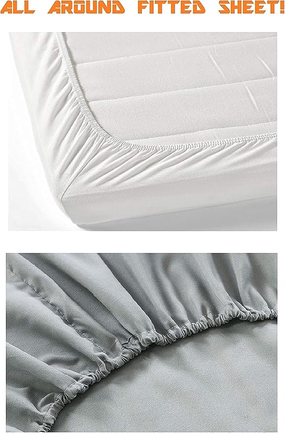 Elegant Comfort 1500 Premium Hotel Quality 1-Piece Fitted Sheet, Softest - Image 3