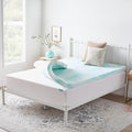 Linenspa 3 Inch Swirl Gel Memory Foam Mattress Topper, Twin Size – Cooling Gel by Linenspa