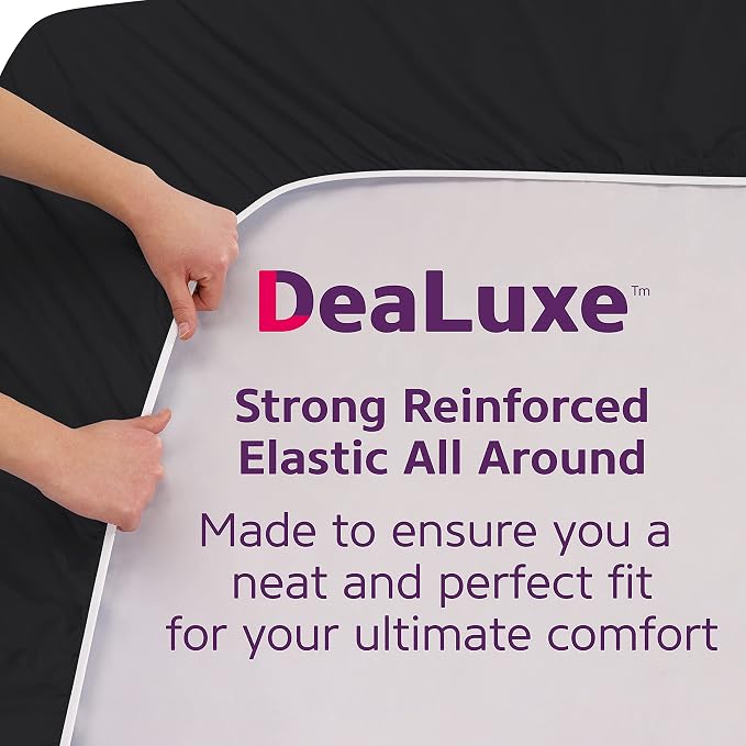 XL Twin Sheets Deep Pockets Fitted – Twin XL Fitted Sheets Only – 21” Fitted - Image 4