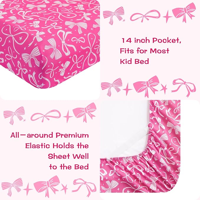 lasoftan Kids Sheet Set Twin Size, Twin Sheet Set - Image 3