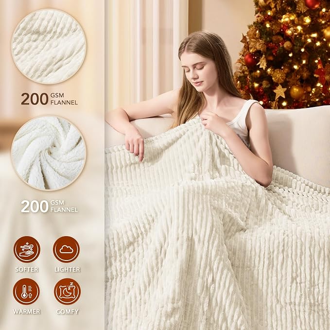 Homemate Electric Heated Blanket Twin Size - Image 2