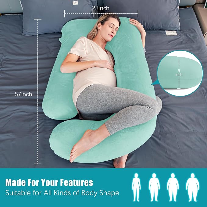Cute Castle Pregnancy Pillows, Soft U-Shape Maternity Pillow - Image 3