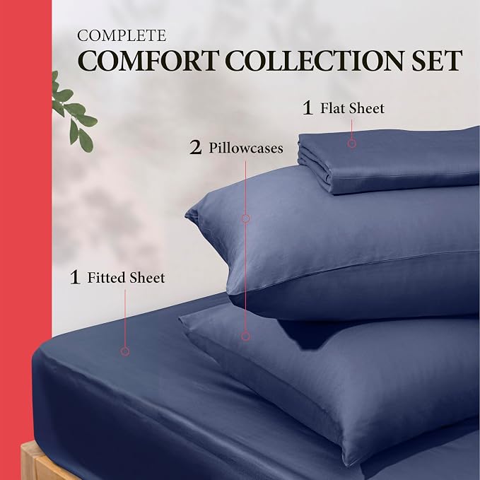 100% Egyptian Cotton Queen Size Sheet Set - Image 3
