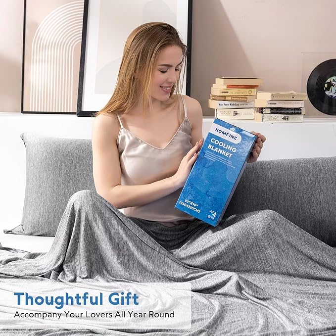 HOMFINE Cooling Blankets for Hot Sleepers - Image 6