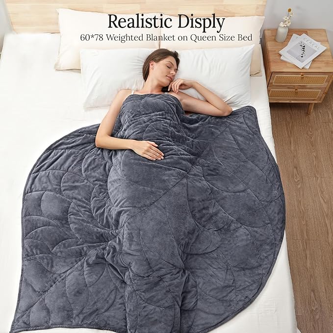 Kaisa Weighted Blanket for Adults, Soft Heavy Blanket Machine Washable - Image 3