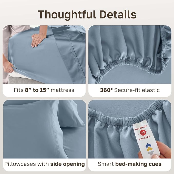California Design Den Split King Sheet Set - Image 5