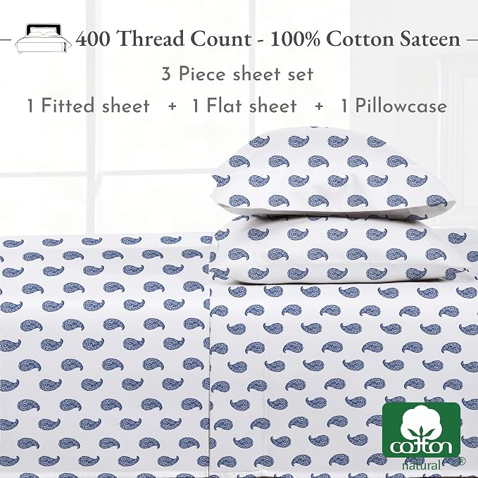 California Design Den Printed Twin XL Sheet Sets - Image 4