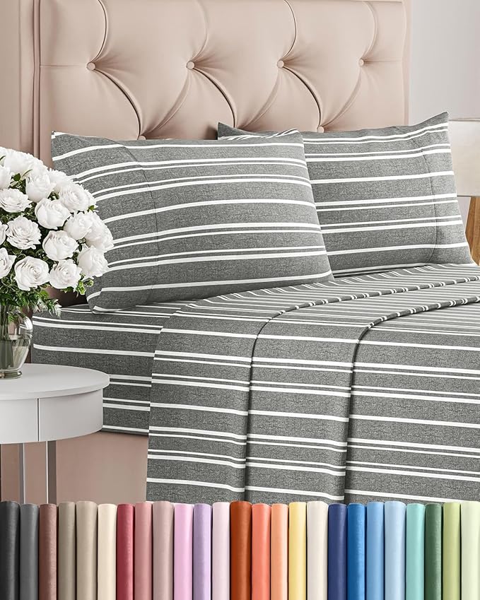 King Size 4 Piece Sheet Set by CGKUnlimited